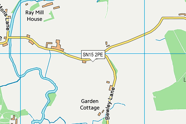 SN15 2PE map - OS VectorMap District (Ordnance Survey) SN15 2PE map - OS VectorMap District (Ordnance Survey)