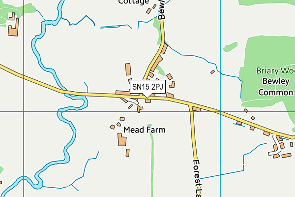 SN15 2PJ map - OS VectorMap District (Ordnance Survey) SN15 2PJ map - OS VectorMap District (Ordnance Survey)