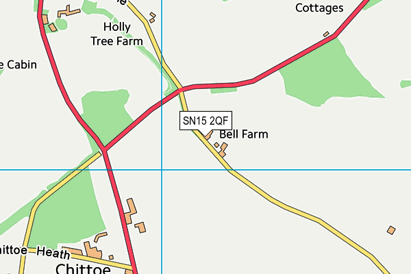 SN15 2QF map - OS VectorMap District (Ordnance Survey) SN15 2QF map - OS VectorMap District (Ordnance Survey)