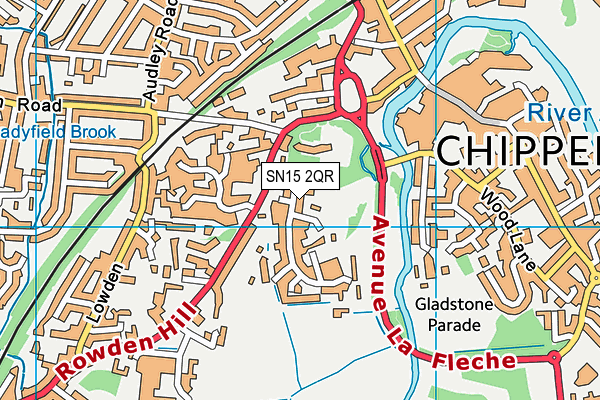 SN15 2QR map - OS VectorMap District (Ordnance Survey) SN15 2QR map - OS VectorMap District (Ordnance Survey)