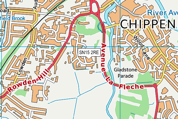 SN15 2RE map - OS VectorMap District (Ordnance Survey) SN15 2RE map - OS VectorMap District (Ordnance Survey)