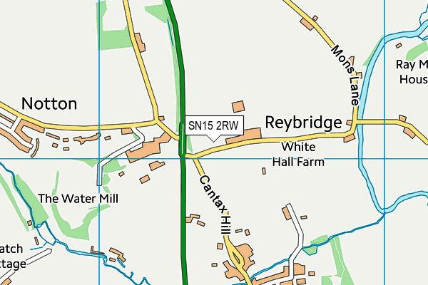SN15 2RW map - OS VectorMap District (Ordnance Survey) SN15 2RW map - OS VectorMap District (Ordnance Survey)