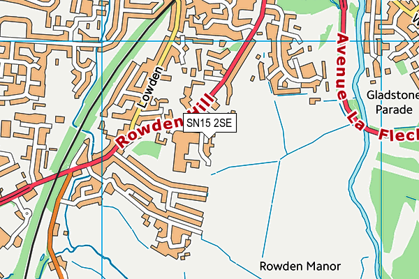 SN15 2SE map - OS VectorMap District (Ordnance Survey) SN15 2SE map - OS VectorMap District (Ordnance Survey)