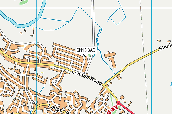SN15 3AD map - OS VectorMap District (Ordnance Survey) SN15 3AD map - OS VectorMap District (Ordnance Survey)