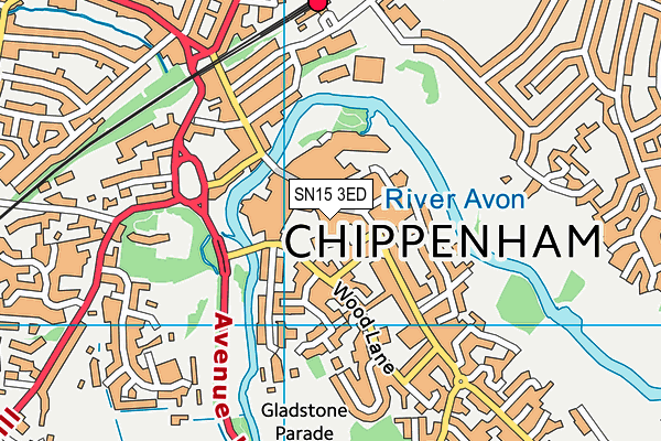 SN15 3ED map - OS VectorMap District (Ordnance Survey) SN15 3ED map - OS VectorMap District (Ordnance Survey)