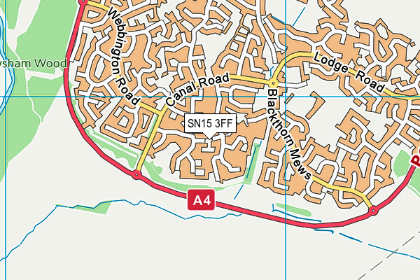 SN15 3FF map - OS VectorMap District (Ordnance Survey) SN15 3FF map - OS VectorMap District (Ordnance Survey)