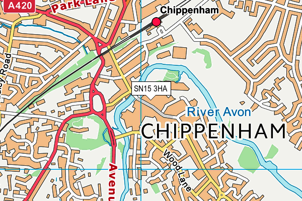 SN15 3HA map - OS VectorMap District (Ordnance Survey) SN15 3HA map - OS VectorMap District (Ordnance Survey)