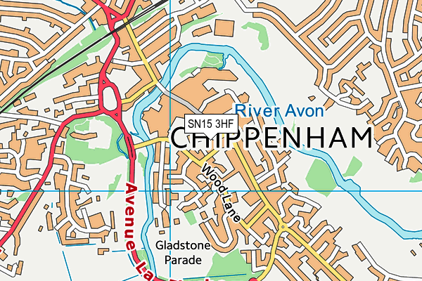 SN15 3HF map - OS VectorMap District (Ordnance Survey) SN15 3HF map - OS VectorMap District (Ordnance Survey)