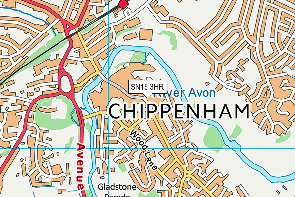 SN15 3HR map - OS VectorMap District (Ordnance Survey) SN15 3HR map - OS VectorMap District (Ordnance Survey)