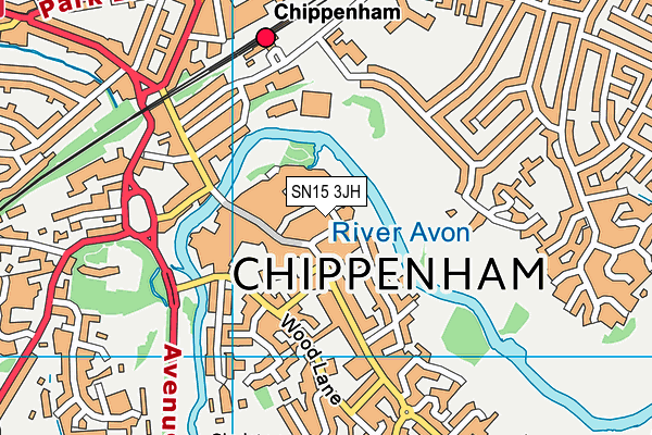 SN15 3JH map - OS VectorMap District (Ordnance Survey) SN15 3JH map - OS VectorMap District (Ordnance Survey)