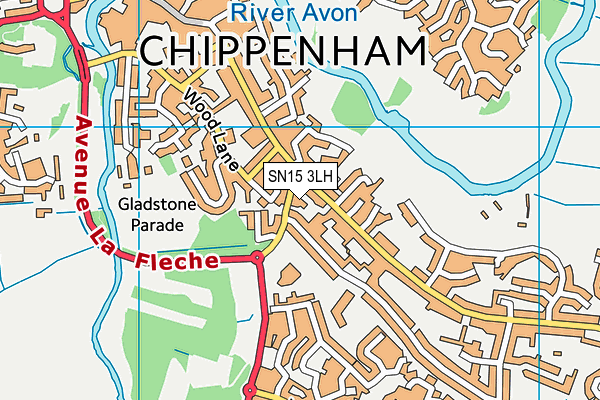 SN15 3LH map - OS VectorMap District (Ordnance Survey) SN15 3LH map - OS VectorMap District (Ordnance Survey)