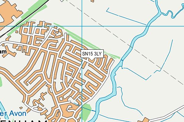 SN15 3LY map - OS VectorMap District (Ordnance Survey) SN15 3LY map - OS VectorMap District (Ordnance Survey)