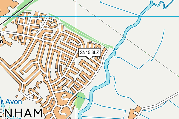 SN15 3LZ map - OS VectorMap District (Ordnance Survey) SN15 3LZ map - OS VectorMap District (Ordnance Survey)