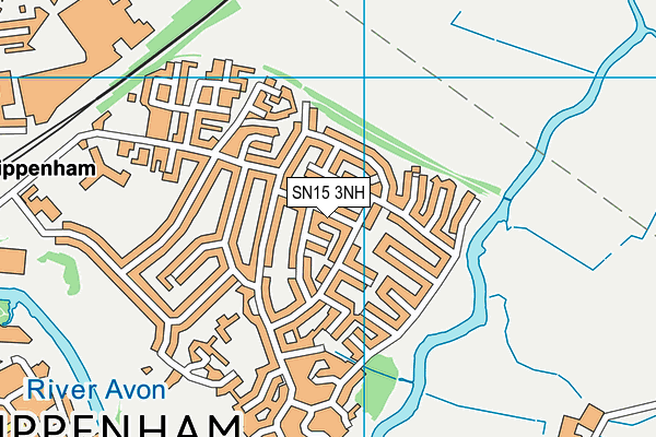 SN15 3NH map - OS VectorMap District (Ordnance Survey) SN15 3NH map - OS VectorMap District (Ordnance Survey)