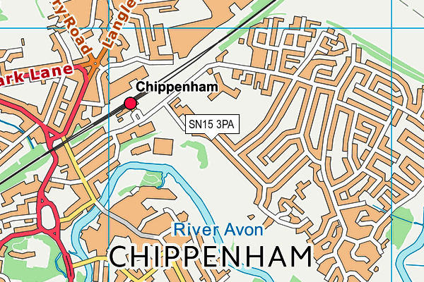 SN15 3PA map - OS VectorMap District (Ordnance Survey) SN15 3PA map - OS VectorMap District (Ordnance Survey)