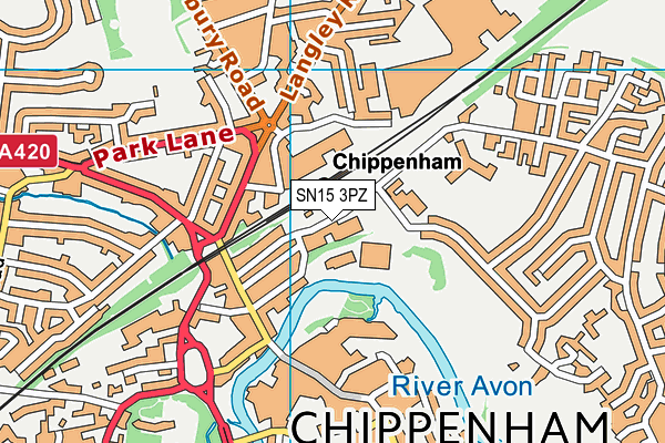 SN15 3PZ map - OS VectorMap District (Ordnance Survey) SN15 3PZ map - OS VectorMap District (Ordnance Survey)