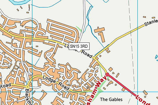 SN15 3RD map - OS VectorMap District (Ordnance Survey) SN15 3RD map - OS VectorMap District (Ordnance Survey)