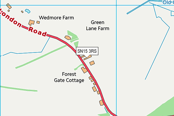 SN15 3RS map - OS VectorMap District (Ordnance Survey) SN15 3RS map - OS VectorMap District (Ordnance Survey)