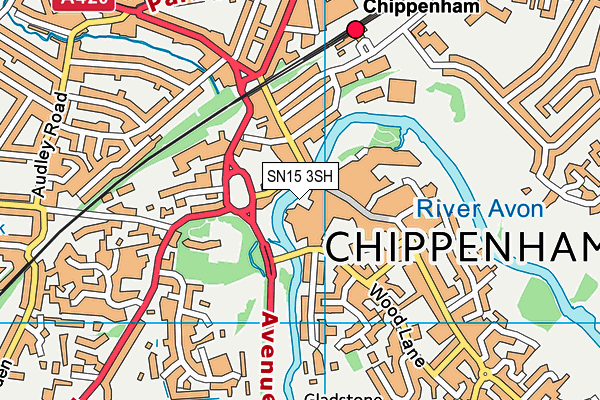 SN15 3SH map - OS VectorMap District (Ordnance Survey) SN15 3SH map - OS VectorMap District (Ordnance Survey)