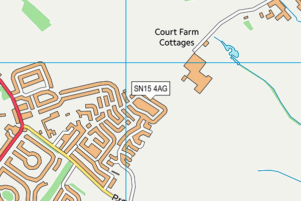 SN15 4AG map - OS VectorMap District (Ordnance Survey) SN15 4AG map - OS VectorMap District (Ordnance Survey)