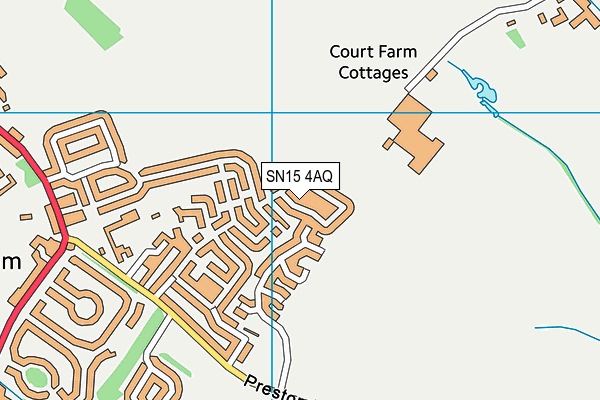 SN15 4AQ map - OS VectorMap District (Ordnance Survey) SN15 4AQ map - OS VectorMap District (Ordnance Survey)