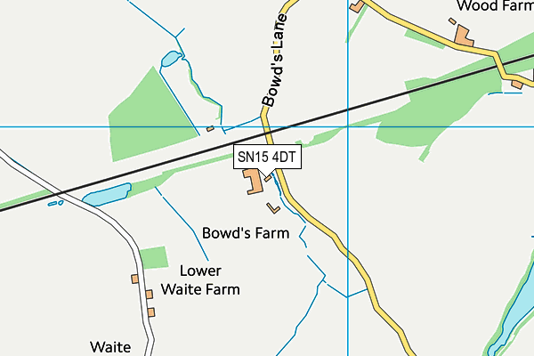 SN15 4DT map - OS VectorMap District (Ordnance Survey) SN15 4DT map - OS VectorMap District (Ordnance Survey)