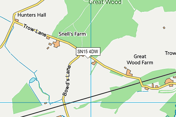 SN15 4DW map - OS VectorMap District (Ordnance Survey) SN15 4DW map - OS VectorMap District (Ordnance Survey)