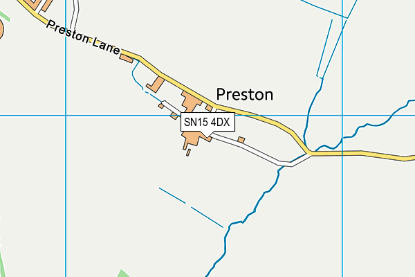 SN15 4DX map - OS VectorMap District (Ordnance Survey) SN15 4DX map - OS VectorMap District (Ordnance Survey)
