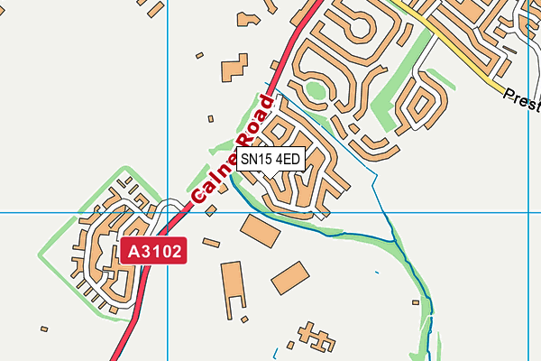 SN15 4ED map - OS VectorMap District (Ordnance Survey) SN15 4ED map - OS VectorMap District (Ordnance Survey)