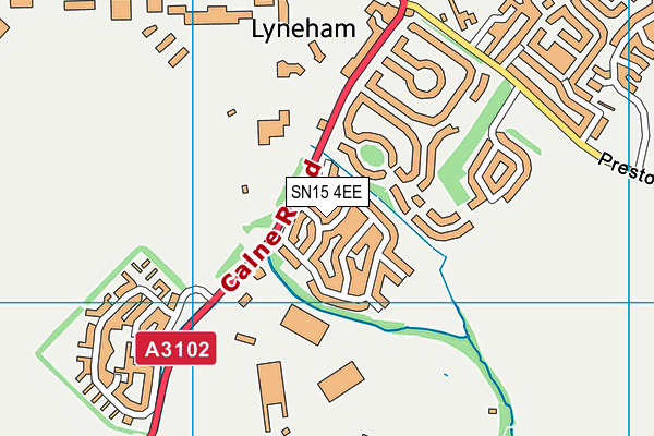 SN15 4EE map - OS VectorMap District (Ordnance Survey) SN15 4EE map - OS VectorMap District (Ordnance Survey)
