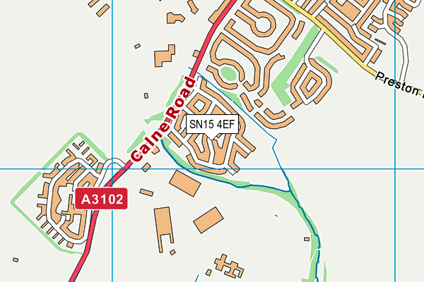 SN15 4EF map - OS VectorMap District (Ordnance Survey) SN15 4EF map - OS VectorMap District (Ordnance Survey)