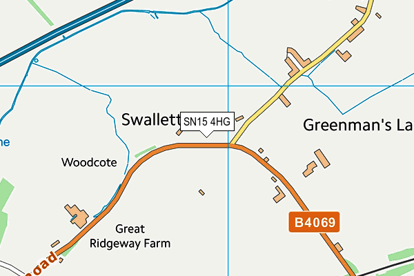 SN15 4HG map - OS VectorMap District (Ordnance Survey) SN15 4HG map - OS VectorMap District (Ordnance Survey)