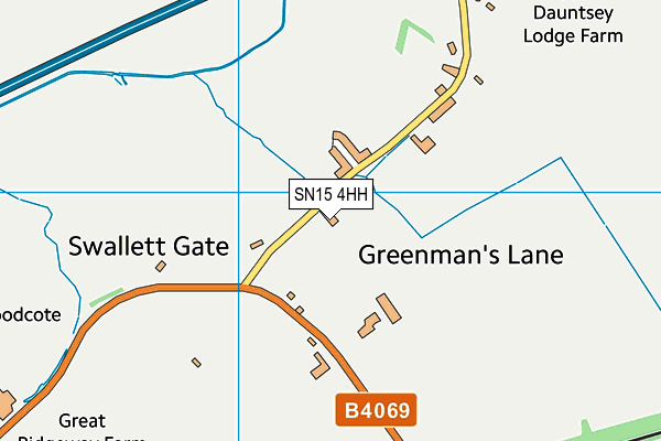 SN15 4HH map - OS VectorMap District (Ordnance Survey) SN15 4HH map - OS VectorMap District (Ordnance Survey)