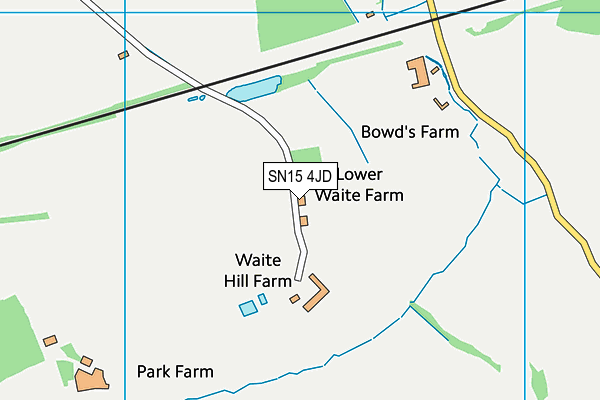 SN15 4JD map - OS VectorMap District (Ordnance Survey) SN15 4JD map - OS VectorMap District (Ordnance Survey)