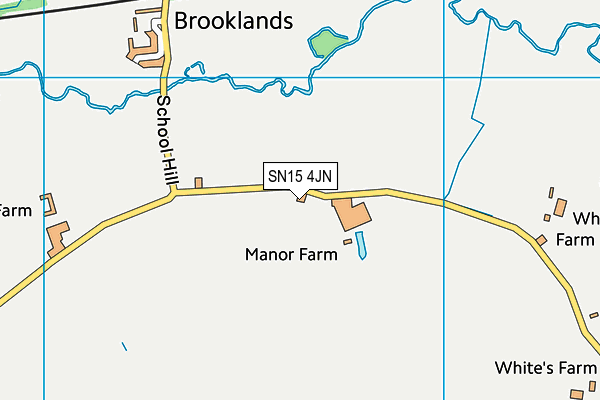 SN15 4JN map - OS VectorMap District (Ordnance Survey) SN15 4JN map - OS VectorMap District (Ordnance Survey)