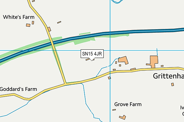 SN15 4JR map - OS VectorMap District (Ordnance Survey) SN15 4JR map - OS VectorMap District (Ordnance Survey)