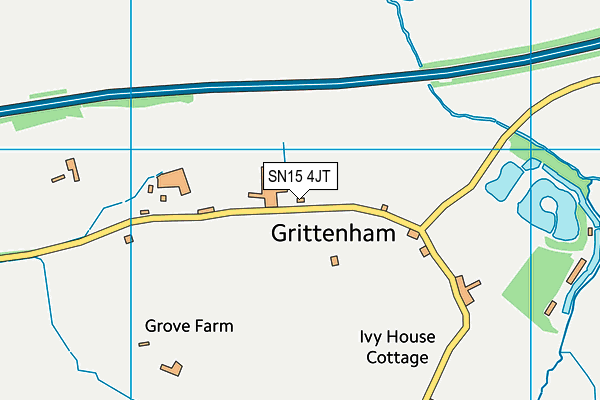 SN15 4JT map - OS VectorMap District (Ordnance Survey) SN15 4JT map - OS VectorMap District (Ordnance Survey)