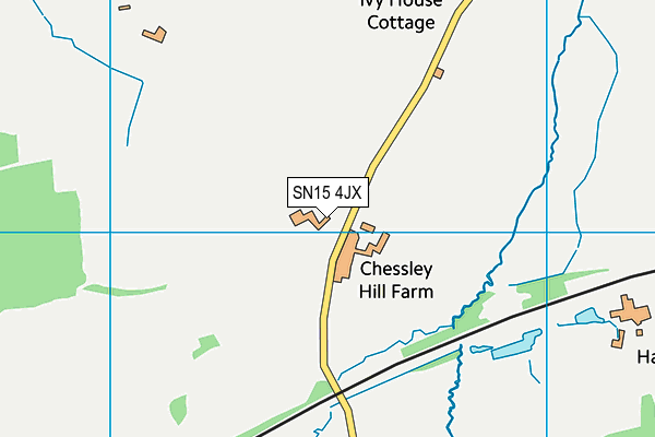 SN15 4JX map - OS VectorMap District (Ordnance Survey) SN15 4JX map - OS VectorMap District (Ordnance Survey)