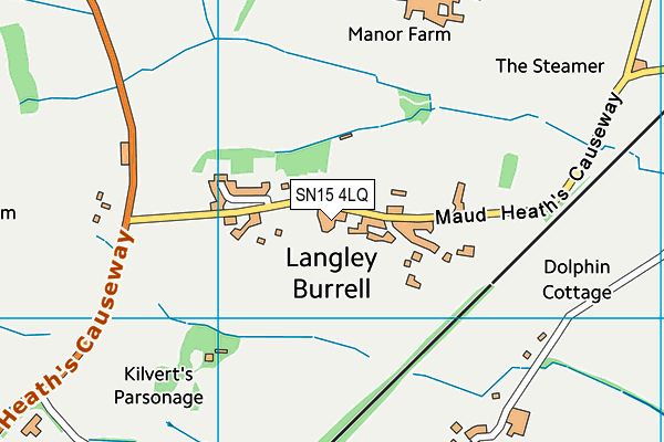 SN15 4LQ map - OS VectorMap District (Ordnance Survey) SN15 4LQ map - OS VectorMap District (Ordnance Survey)