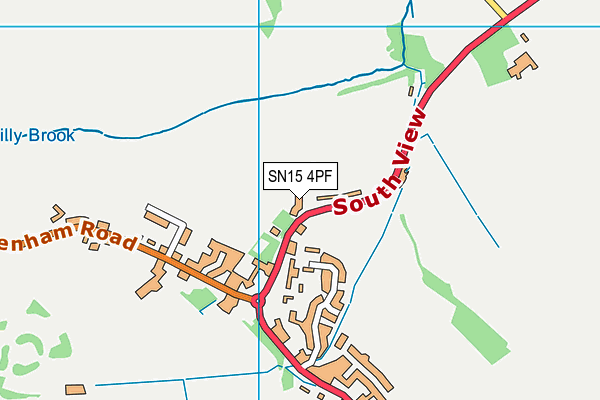 SN15 4PF map - OS VectorMap District (Ordnance Survey) SN15 4PF map - OS VectorMap District (Ordnance Survey)