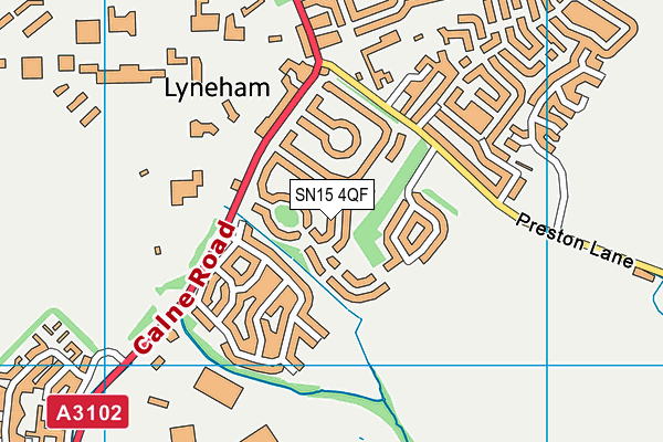SN15 4QF map - OS VectorMap District (Ordnance Survey) SN15 4QF map - OS VectorMap District (Ordnance Survey)