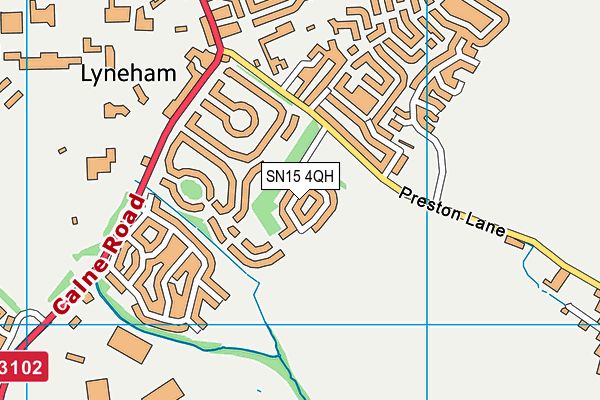 SN15 4QH map - OS VectorMap District (Ordnance Survey) SN15 4QH map - OS VectorMap District (Ordnance Survey)