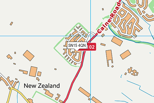 SN15 4QN map - OS VectorMap District (Ordnance Survey)