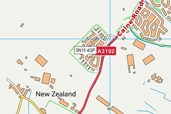 SN15 4QP map - OS VectorMap District (Ordnance Survey) SN15 4QP map - OS VectorMap District (Ordnance Survey)