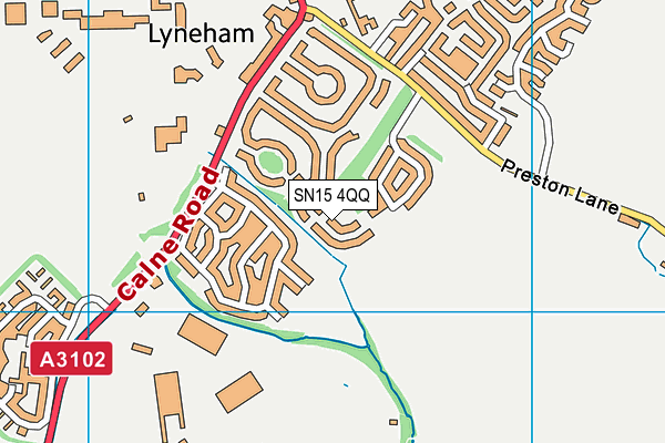 SN15 4QQ map - OS VectorMap District (Ordnance Survey) SN15 4QQ map - OS VectorMap District (Ordnance Survey)