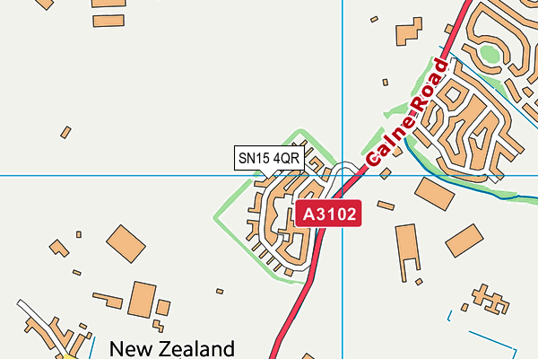 SN15 4QR map - OS VectorMap District (Ordnance Survey) SN15 4QR map - OS VectorMap District (Ordnance Survey)