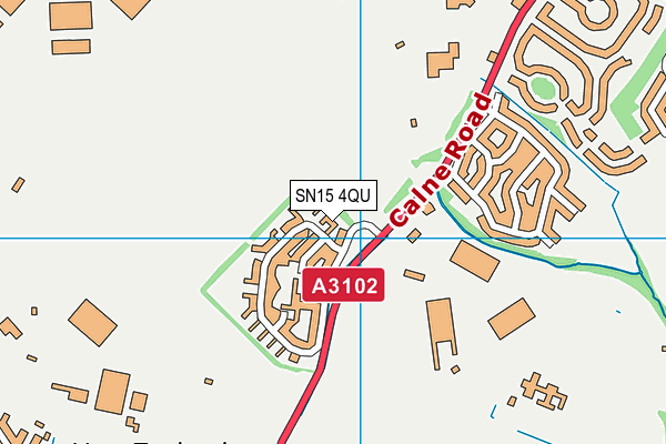 SN15 4QU map - OS VectorMap District (Ordnance Survey) SN15 4QU map - OS VectorMap District (Ordnance Survey)