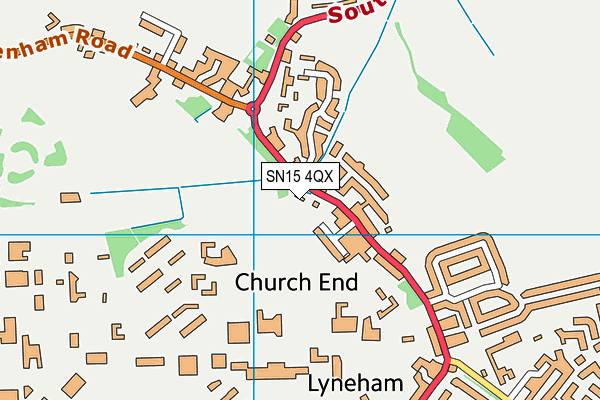 SN15 4QX map - OS VectorMap District (Ordnance Survey) SN15 4QX map - OS VectorMap District (Ordnance Survey)