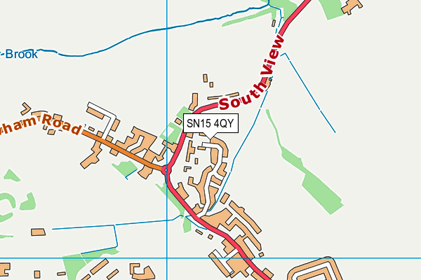SN15 4QY map - OS VectorMap District (Ordnance Survey) SN15 4QY map - OS VectorMap District (Ordnance Survey)