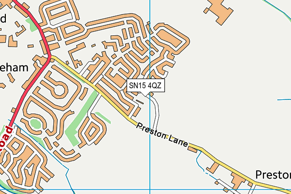 SN15 4QZ map - OS VectorMap District (Ordnance Survey) SN15 4QZ map - OS VectorMap District (Ordnance Survey)